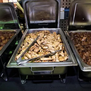 a variety of food items