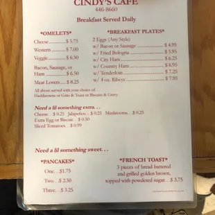 Menus