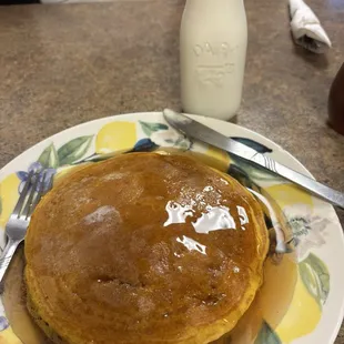 Pumpkin pancakes