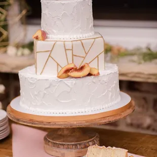 Rustic Geometric Cake