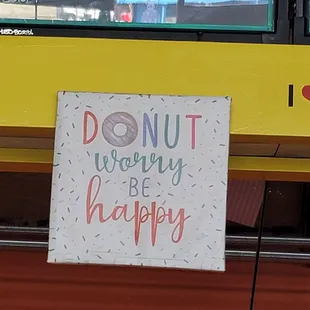 donut worry be happy