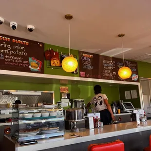 customers at the counter