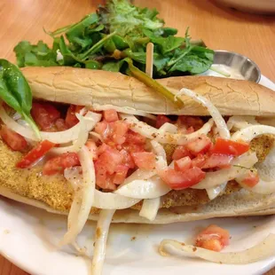 Po Boy Catfish Sandwich