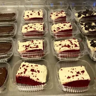 Hershey Chocolate, Red Velvet and Oreo Cakes
