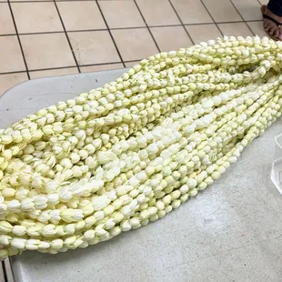 20 strands of Pikake for tonight's Senior Night