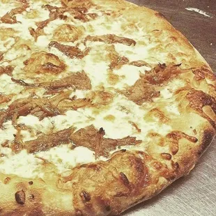 pulled pork pizza