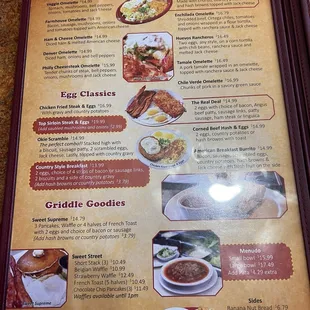 menu, sushi and sashimi