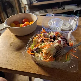 food, salads