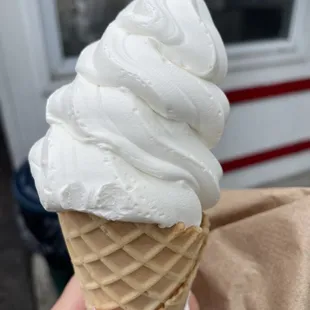 Vanilla soft serve