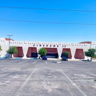 Front of the movie theater