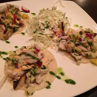 Baja Style Mahi Tacos