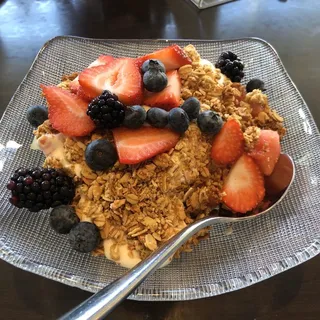 Mixed Fruit and Berries Creme Fraiche Bowl