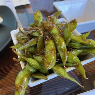 Garlic Edamame