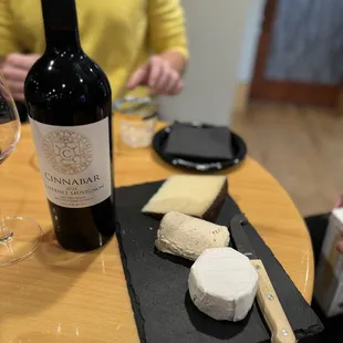 Manchego, Marin Brie, and Fig &amp; Honey Goat Cheese