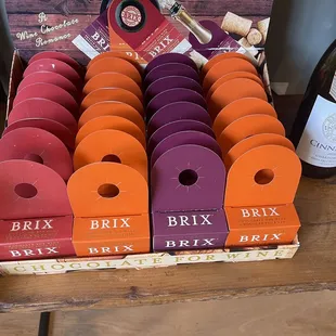 a display of brix brix, brix brix brix, brix brix,