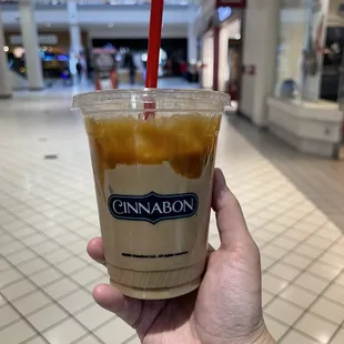 Iced Cold Brew Coffee Cinnabon flavor