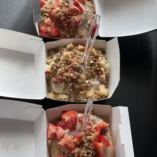 Mom's pecan pie crumb roll + strawberry pie crumb roll