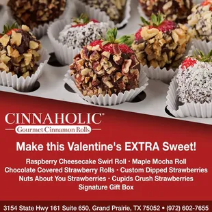 a box of chocolate covered strawberries