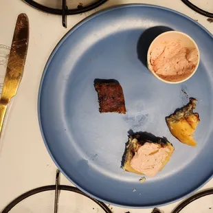 Plain Roll, Plain Roll with Raspberry Cream, and Chocolate Chip Banana Bread