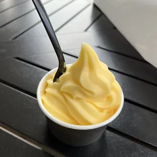 Pineapple Dole Soft-Serve