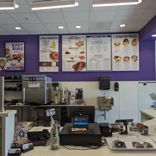 Their register are where you order+ oay