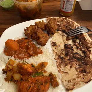 77. Chicken Tikka, 61. Vindaloo, 3. Vegetable Pakora