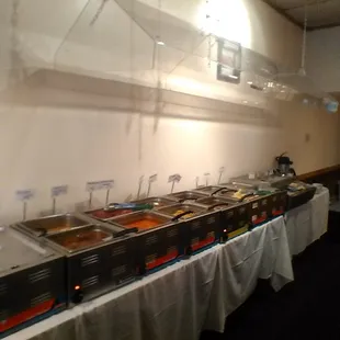 a variety of buffets