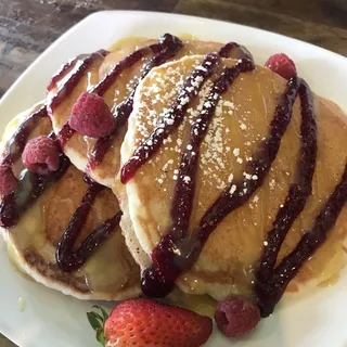 Lemon-Raspberry Pancakes