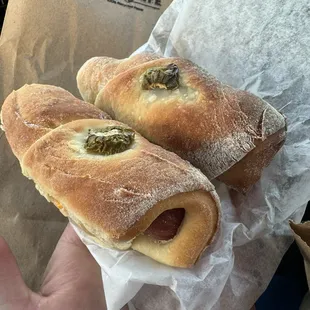 1 Piece Sausage, Cheese and Jalapeno Kolache