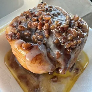1 Piece Pecan Sticky Bun Roll