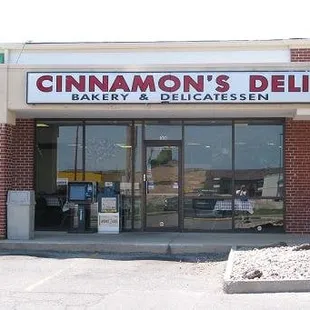 the front of the store