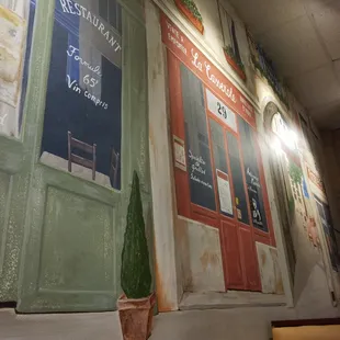 the front of the restaurant