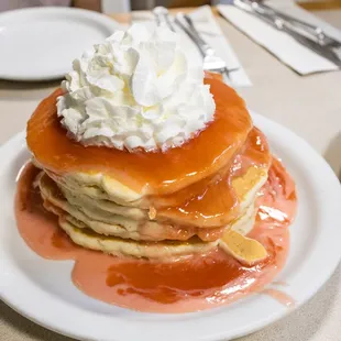 pancakes, food