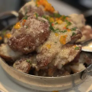 Garlic Smashed Potato