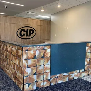 The front desk at CIP Communities.