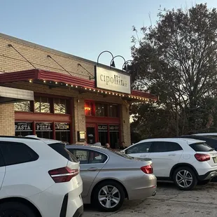 Outside front sign