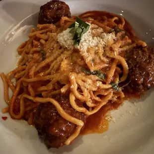 Spaghetti and Meatballs