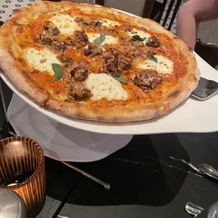 Meatball Pizza