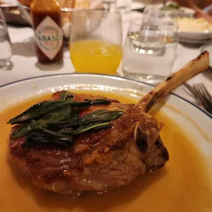 Veal Chop Scallopini