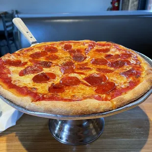 Classic Pepperoni was on point and a small is plenty for two.