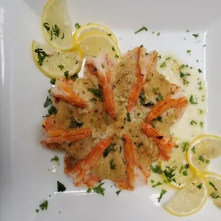 Crown Royal Crabmeat and Shrimp in a lemon sauce