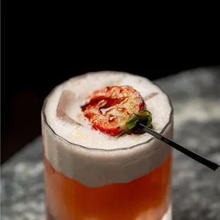 Japanese Christmas Cake Cocktail