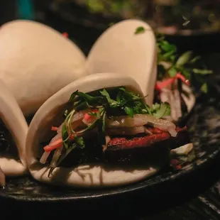 Crispy Pork Cheek Buns