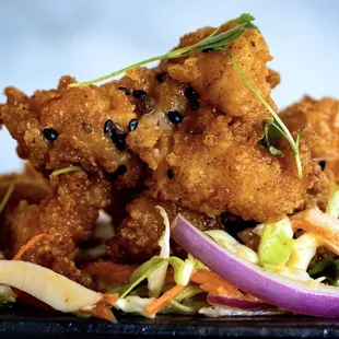 Shotgun Shrimp. Meh it's OK but very SMALL portion. Could fit in the palm of your hand...