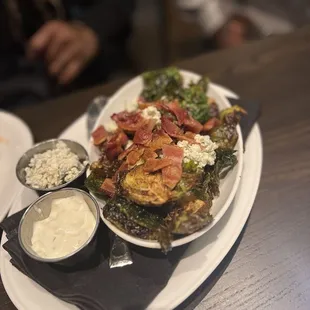 a plate of food