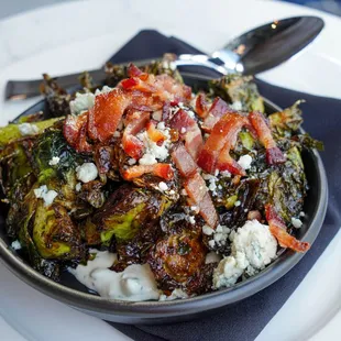 a bowl of food