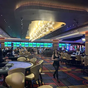 Long view of sports book.