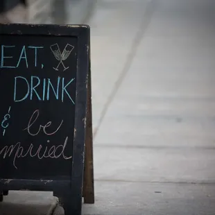 Chalkboard Sign --- Photo By: Shannon Z Photography