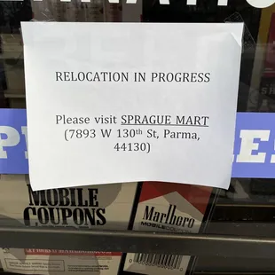 a sign on the door of a store