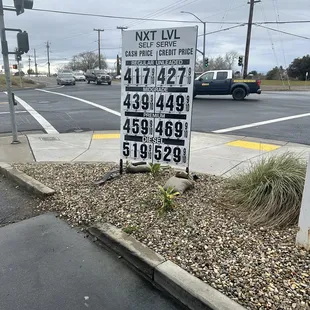 Cheapest gas price ... not as cheap as Costco via card but still better than other places...